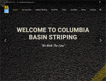 Tablet Screenshot of basinstriping.com